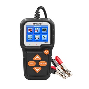 Venta caliente Konnwei KW650 12V Probador de batería Coche Motocicleta Probador de batería Analizador Soporte 6-16V Mejor que KW600 - Product Image 1