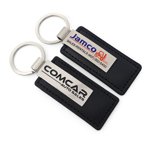 Keychain nhà máy bán buôn thời trang Mens kim loại da <span class=keywords><strong>Key</strong></span> chủ tùy chỉnh xe ô tô thương hiệu logo tag Keychain - Product Image 6