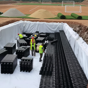 Nuovo Kit di Drenaggio con Pozzetto d'Ispezione per Installazione Sotto Cortile, <span class=keywords><strong>Giardino</strong></span>, Campo Sportivo, Campo da Calcio e Parco Giochi Scolastico - Product Image 3