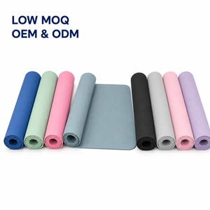 Tapis de sport TPE personnalisé avec logo couleur 183x61cm 8mm rectangulaire, inodore, antidérapant, pour entraînement <span class=keywords><strong>d</strong></span>'équilibre, fournisseur en gros - Product Image 1