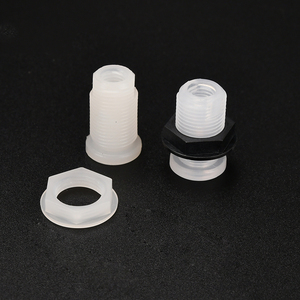 Plastic Quick Tube Tight Connector Liquid Bulkhead Union