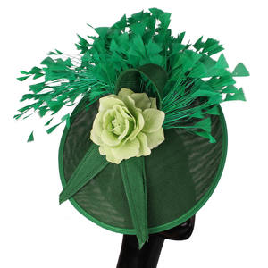 Horse Racing Festival High End Headwear Fashion Hat European American Mesh <strong>Hair</strong> Accessories Bridal Feather <strong>Hair</strong> <strong>Fascinators</strong> - Product Image 4