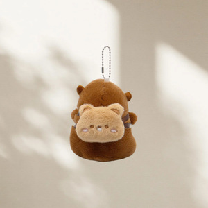 QY ของที่ระลึกการ์ตูน Kawaii capybara น่ารักกระเป๋าจี้ห้อยเครื่องประดับตุ๊กตาสัตว์ยัดไส้ของเล่น - Product Image 2