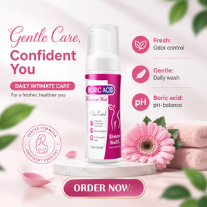 Espuma Limpiadora Íntima Antibacteriana Natural <span class=keywords><strong>con</strong></span> Ácido Bórico, Fórmula Hipoalergénica, Personalizable al por Mayor, Marca Privada - Product Image 1