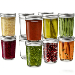 Frascos de Vidrio al por Mayor con Tapas Herméticas, Recipientes de Vidrio Portátiles de Gran Capacidad para Almacenamiento de Alimentos, Diseño Moderno, Marca Privada - Product Image 2