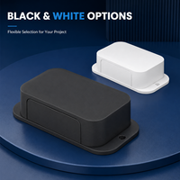 Caja de Conexiones de Plástico ABS para Router WiFi, Caja de Protección para Gateway Inalámbrico, Montaje en Pared, IP54, 100*68*34mm, para Hogar Inteligente IoT