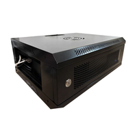 Armoire murale de serveur mini 19 pouces 530*400 4U/6U/9U/12U pour télécommunications et données, avec porte vitrée, en stock