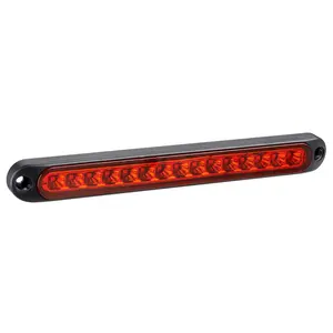 E-mark Tahan Air 10-30V PC UV LED Truk Strip Ekor Rem Berhenti Lampu