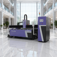 Machine de découpe laser à fibre de bureau CNC 3 axes pour tôles métalliques 1500x3000mm pour l'acier inoxydable