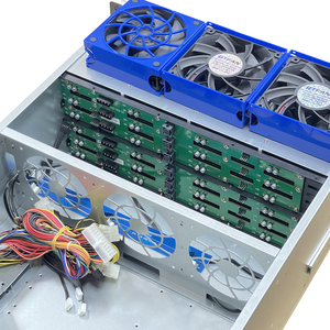 Zhenloong 4U 24 Bay Rackmount Máy Chủ Trường Hợp Đĩa Cứng Hot-Trao Đổi Lưu Trữ Chassis Sas SATA Với 12GB Backplane Sff8643 Giao Diện Dữ Liệu - Product Image 2