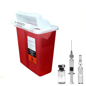 Conteneur de déchets médicaux de 2 gallons avec certificat CE pour l'élimination des objets tranchants, boîte de sécurité médicale pour seringues et aiguilles - Product Image 3