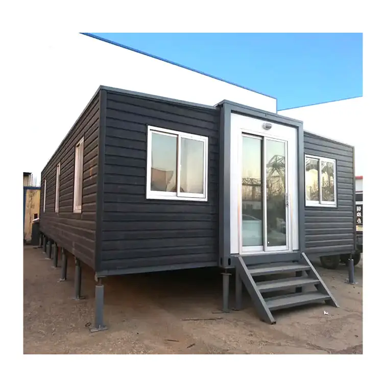 China suppliers custom 20ft 40ft expandable foldable container house/ panel steel structure container house prefab home