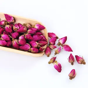 Factory Wholesale Customized Organic Dried Red Rose Buds Herbal Flower Tea Petals