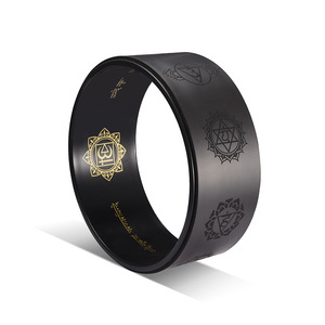 Ruedas <span class=keywords><strong>de</strong></span> <span class=keywords><strong>Yoga</strong></span> <span class=keywords><strong>de</strong></span> Alto Rendimiento para Estiramiento Post-Entrenamiento, Logotipo Personalizable, Portátiles, <span class=keywords><strong>de</strong></span> Corcho y PP con Corcho para Yogis - Product Image 3