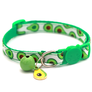 <span class=keywords><strong>Collar</strong></span> de gato con etiqueta impresa de frutas, hebilla de separación, <span class=keywords><strong>Collar</strong></span> de gato con campana - Product Image 4