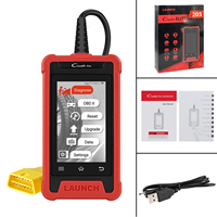 Herramienta de Diagnóstico OBD2 LAUNCH X431 Creader Elite CRE205, Escáner de Diagnóstico del Sistema ABS SRS, 5 Servicios de Reinicio, Actualización Gratuita de por Vida