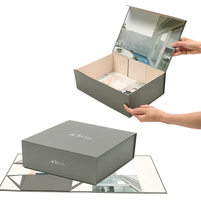 Luxury lid man belt box lamination private label t shirt dress packaging box rigid custom product box