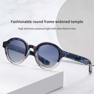 Logo personalizzato TR90 telaio acetato tempio UV400 polarizzato piccole donne rotonde <span class=keywords><strong>occhiali</strong></span> <span class=keywords><strong>da</strong></span> <span class=keywords><strong>sole</strong></span> - Product Image 2