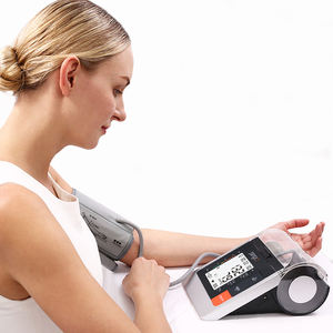 Pangao mesin cek Bp otomatis Digital, alat pengukur tekanan darah lengan atas - Product Image 2