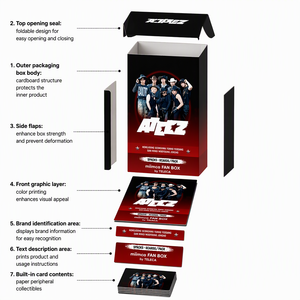 Caja de Tarjetas Fotográficas ATEEZ Miimica x Teleca, Caja Sellada de Tarjetas Coleccionables para Fans del K-Pop - Product Image 6