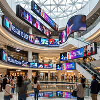 Bannière LED flexible RVB pleine couleur avec contrôle par application, affichage de texte défilant, publicités intérieures et extérieures, écran LED universel
