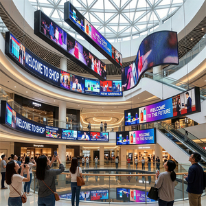 Letrero LED Flexible RGB a Todo Color, Control por Aplicación, Texto Desplazable, <span class=keywords><strong>Anuncios</strong></span>, Pantalla LED Universal para Interiores y Exteriores - Product Image 5