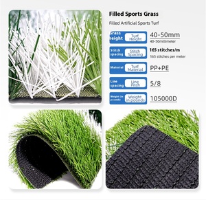 Gazon artificiel ignifuge et écologique de 30 mm, imperméable, pour sols sportifs, <span class=keywords><strong>tapis</strong></span> de sol facile à installer pour salle de sport - Product Image 5