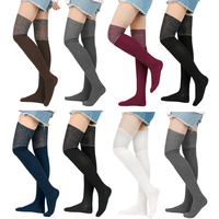 Chaussettes en coton pour femmes, vente chaude, vente en gros, chaussettes hautes en soie argentée, chaussettes en pile, vente en gros