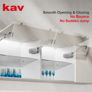 Mécanisme de <span class=keywords><strong>cuisine</strong></span> Kav, support de placard à fermeture douce réglable, tige de levage hydraulique <span class=keywords><strong>avec</strong></span> fer + plastique, modèle de levage à arrêt libre HM09 - Product Image 4