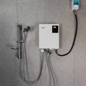240v13kW大水流最高の需要インスタントバスルームホットタンクレス給湯器電気