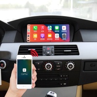 Route Linux 8.9 ''1920*720 lecteur multimédia de voiture DSP CarPlay système de navigation GPS pour BMW série 5 E60 2005-2010 voitures CIC CCC