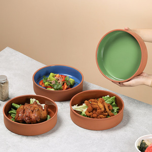 Platos <span class=keywords><strong>de</strong></span> Terracota Creativos Nuevos <span class=keywords><strong>de</strong></span> Fábrica, Vajilla <span class=keywords><strong>de</strong></span> Arcilla Personalizada, Platos Redondos <span class=keywords><strong>de</strong></span> Barro para Servir, Vajilla Mexicana - Product Image 3