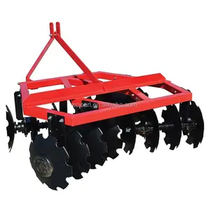 Diskon besar pertanian tugas berat atv hidrolik disk mesin plough pertanian kecil 24 28 32 inci pisau traktor power disc harrow