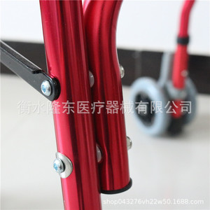 Andador Xuhaode con ruedas y asiento, ligero y plegable, para ancianos, ayuda para la movilidad, bastón de cuatro patas - Product Image 4