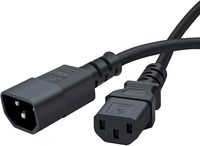 Câble SYONG C13/C14 CCA OD 6,8 mm, 0,5 mm² 3*0,2*10 3 broches, haute qualité, câble d'alimentation IEC C13, conducteur premium, câble d'usine