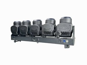 Barre d'éclairage de scène mobile RGBW 4-en-1 TB5 5x120W avec effets faisceau, wash et stroboscope rotatifs, et source lumineuse LED TB5 - Product Image 4