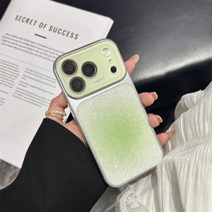 เคสโทรศัพท์แบบผสมกลิตเตอร์สำหรับ iPhone 18ProMax 17 16 15 14 13 Air Plus Pro Max ป้องกันการกระแทกแบบเต็มตัว - Product Image 5