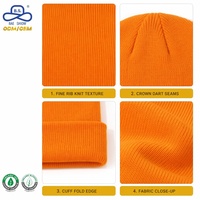 Bonnet Enfant Tricoté Épais Personnalisable avec Logo, Côtelé Uni, Chaud Hiver, Vente en Gros, Fournisseur d'Usine ODM OEM