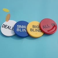Jetons de jeu Texas Hold'em personnalisés - Pièces en plastique colorées durables pour les soirées poker