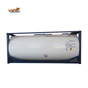 Petróleo crudo Diesel Gasolina ASME Estándar UN T3 T4 20ft ISO Tanque Contenedor Transporte Cargas Líquidas - Product Image 1