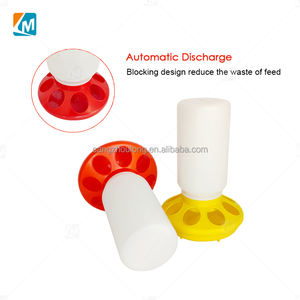 YZB Venta caliente 1L Manual de plástico <span class=keywords><strong>Bebederos</strong></span> <span class=keywords><strong>para</strong></span> aves de corral Bebedero y alimentador de pollitos - Product Image 3