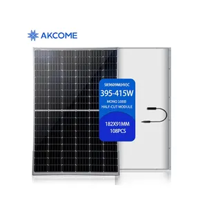 600W Akcome 182 Single Serialss For Solar System 590w 600w 610w Mono Solar Panels Solar Products Solar Energy Kit