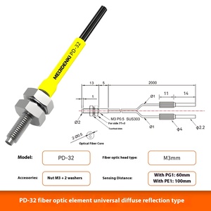 Akusense PD-32 khuếch tán phản xạ M3 phổ sợi quang cảm biến khuếch đại dòng cảm ứng cảm biến quang học thông qua chùm - Product Image 6