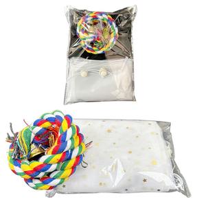 Kuş kafesi kapak büyük boy havalandırmalı naylon kuş kafesi Net CoverShell tohum Catcher için Pet ürünleri etek dekorasyon - Product Image 5