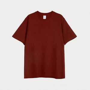 European Luxury Premium Men's T-Shirt 95% Cotton 5% Spandex Custom Plus Size Orange Elegant Business Formal T-Shirt Printing - Product Image 3