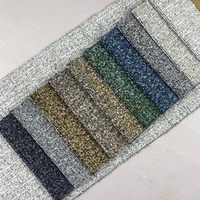 En stock, tissu d'ameublement bouclé 100% polyester, fil bouclé tissé, textile de décoration intérieure pour meubles