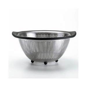 Large Capacity Stainless Steel Perforated <b>Colander</b> Basket for Kitchen Use Rust-Resistant & Eco-Friendly Drainage Copper Plated - Product Image 3