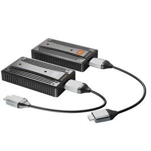 ชุดส่งสัญญาณภาพไร้สายขนาดเล็ก 200M 1080P พร้อมตัวรับสัญญาณ ชุดขยายสัญญาณไร้สาย สำหรับส่งสัญญาณวิดีโอไร้สายจากแล็ปท็อปพีซีไปยังจอภาพหลายจอ - Product Image 3