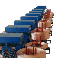 Máquina para Fabricar Varillas de Cobre de 8 mm, Equipo de Fundición Ascendente de Varillas de Cobre Sin Oxígeno