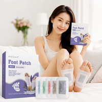 Patchs relaxants pour les pieds contre la fatigue, coussinets apaisants aux herbes pour la nuit, autocollants bien-être auto-chauffants jetables
